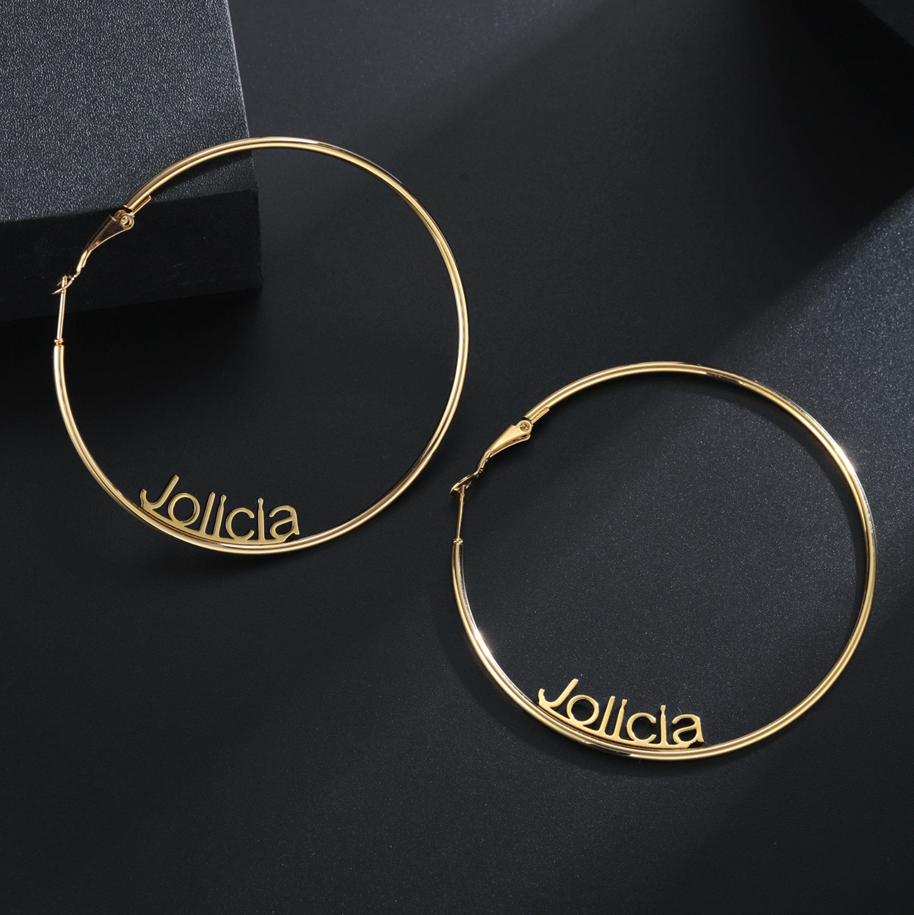 Name Hoop Earrings | Dorado Fashion