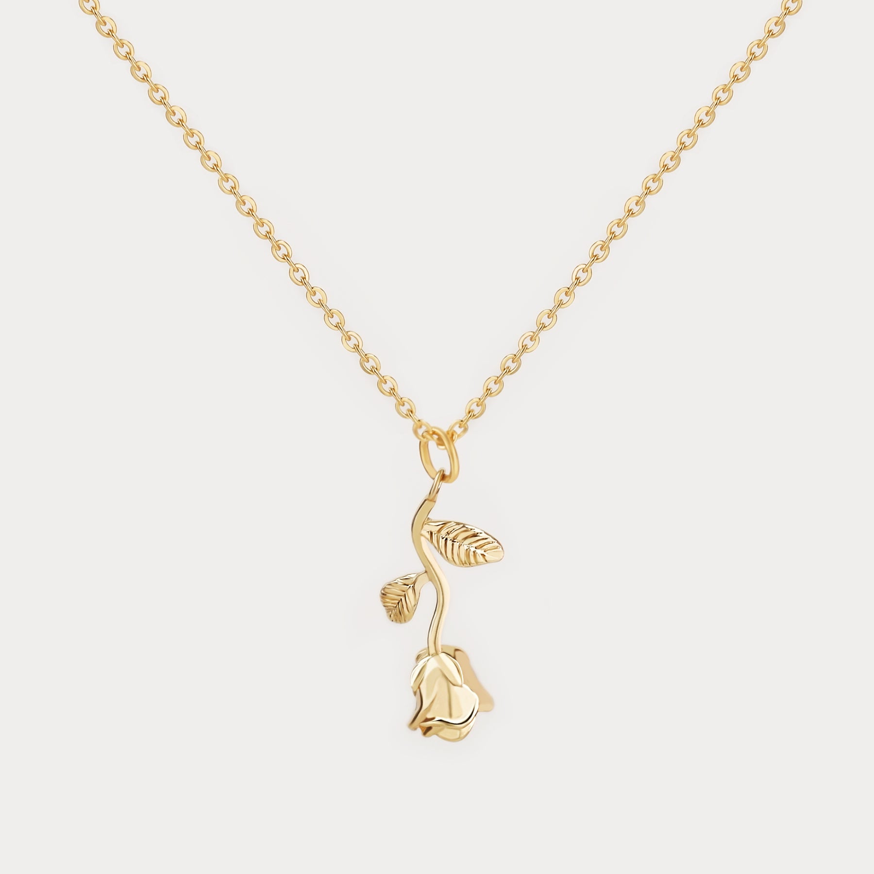Rose Pendant Necklace | Dorado Fashion