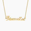 Royal Name Necklace | Dorado Fashion