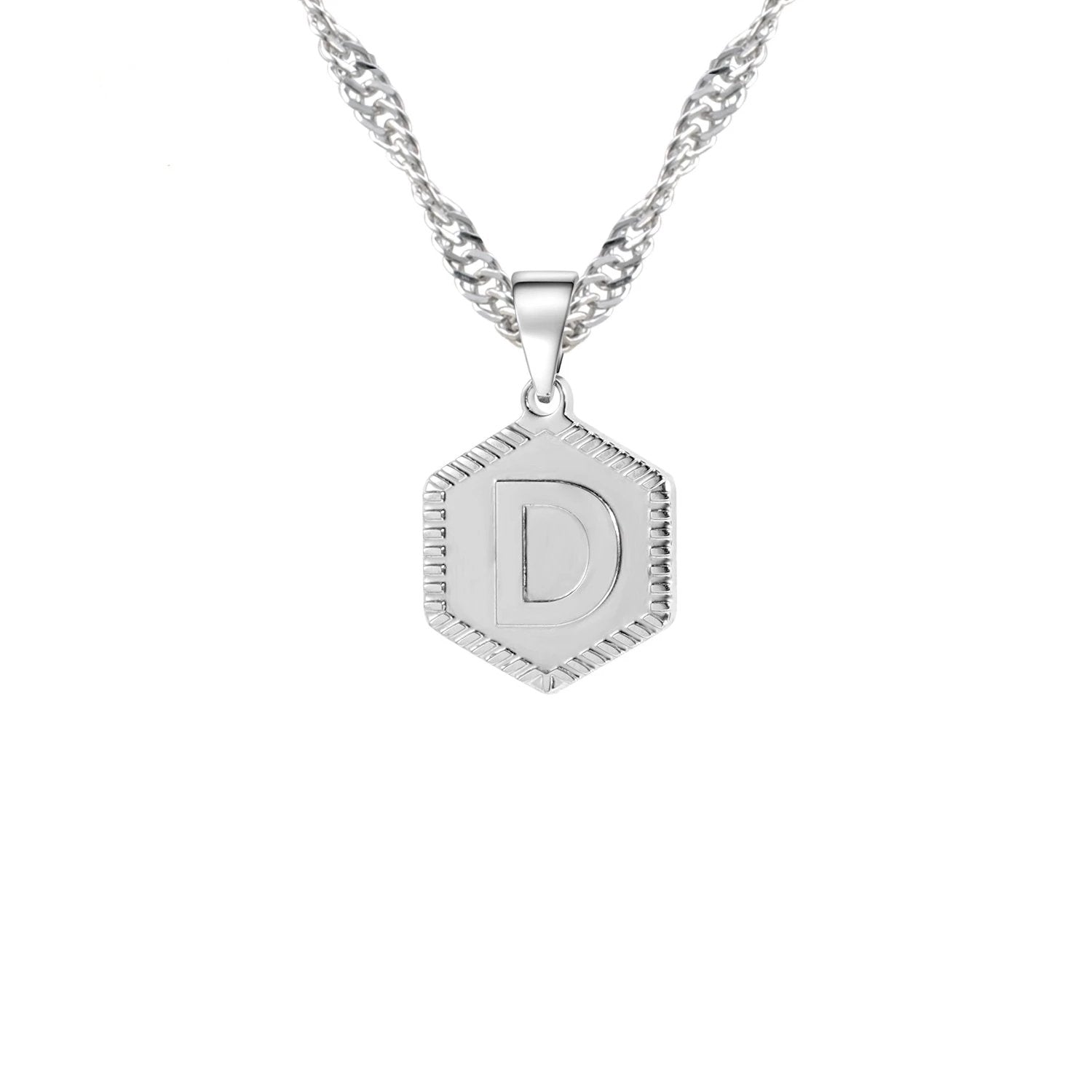 Hex Initial Necklace | Dorado Fashion